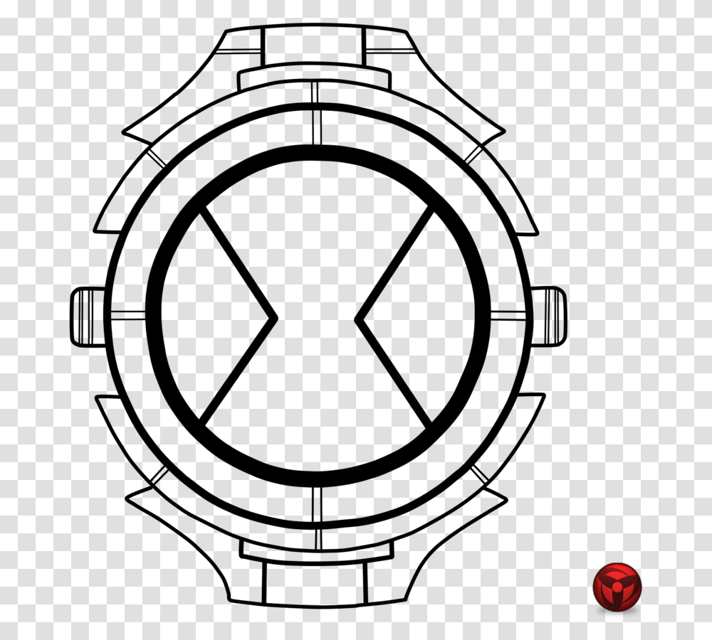 Relogio Para Colorir Ben 10 Watch Coloring Pages, Gray, World Of Warcraft Transparent Png