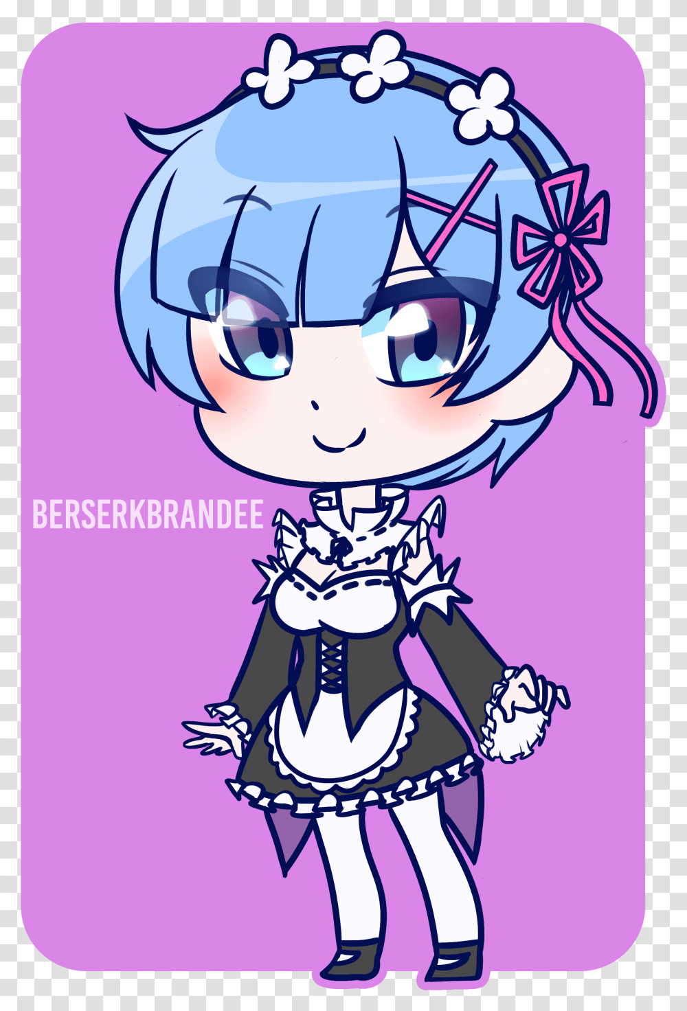 Rem Chibi Commission Cartoon, Comics, Book, Manga Transparent Png