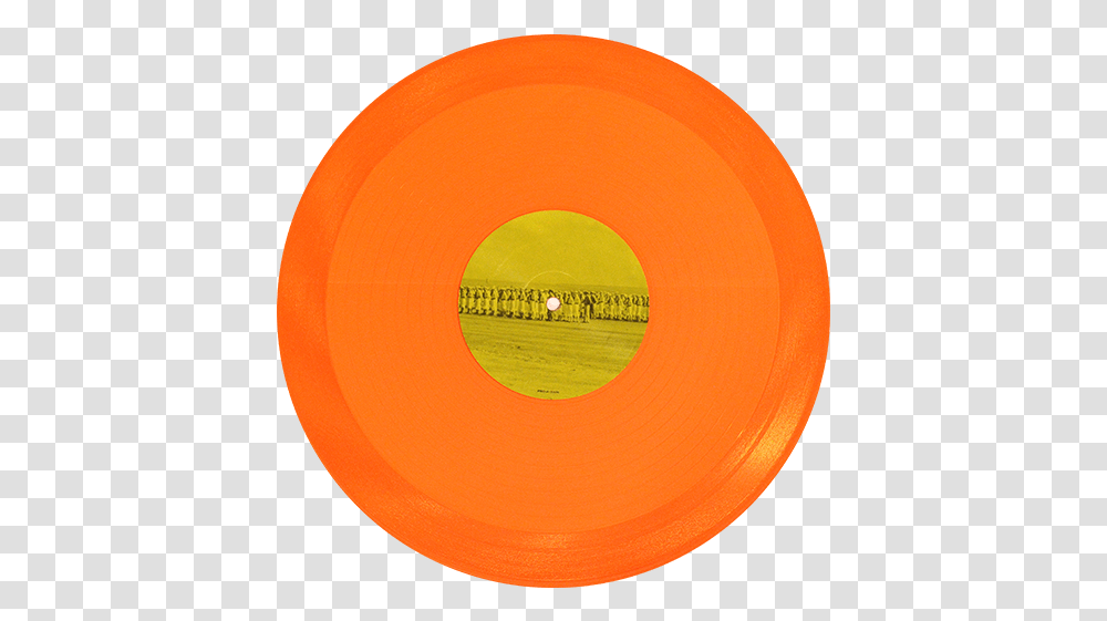 Rem Orange Crush Colored Vinyl Solid, Frisbee, Toy, Tape, Person Transparent Png