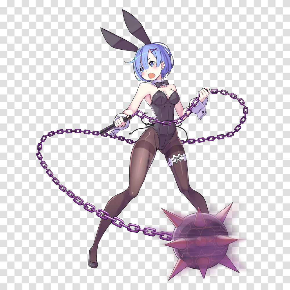 Rem Re Zero Bunny, Helmet, Apparel, Person Transparent Png