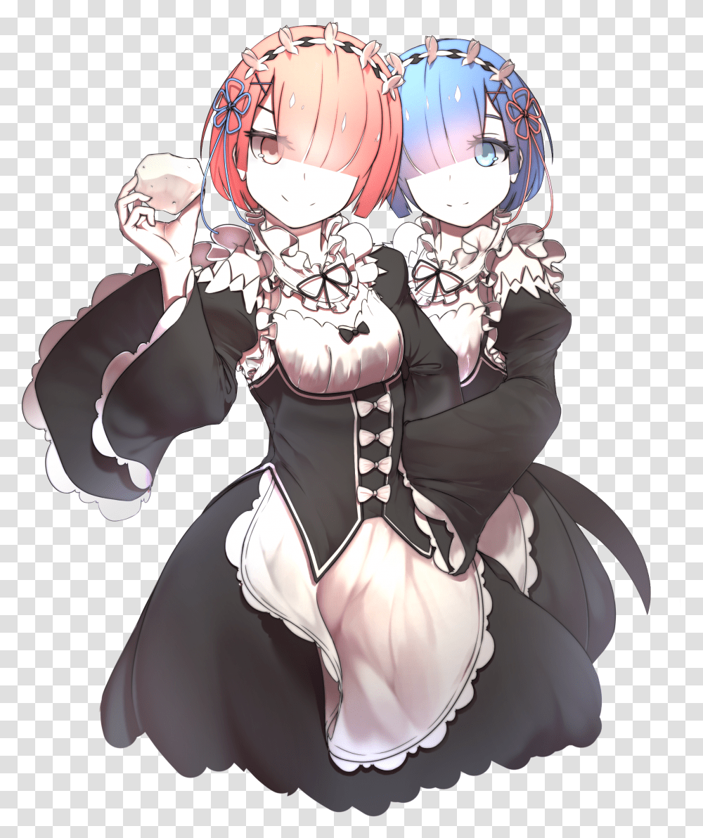 Rem Re Zero, Comics, Book, Manga, Person Transparent Png