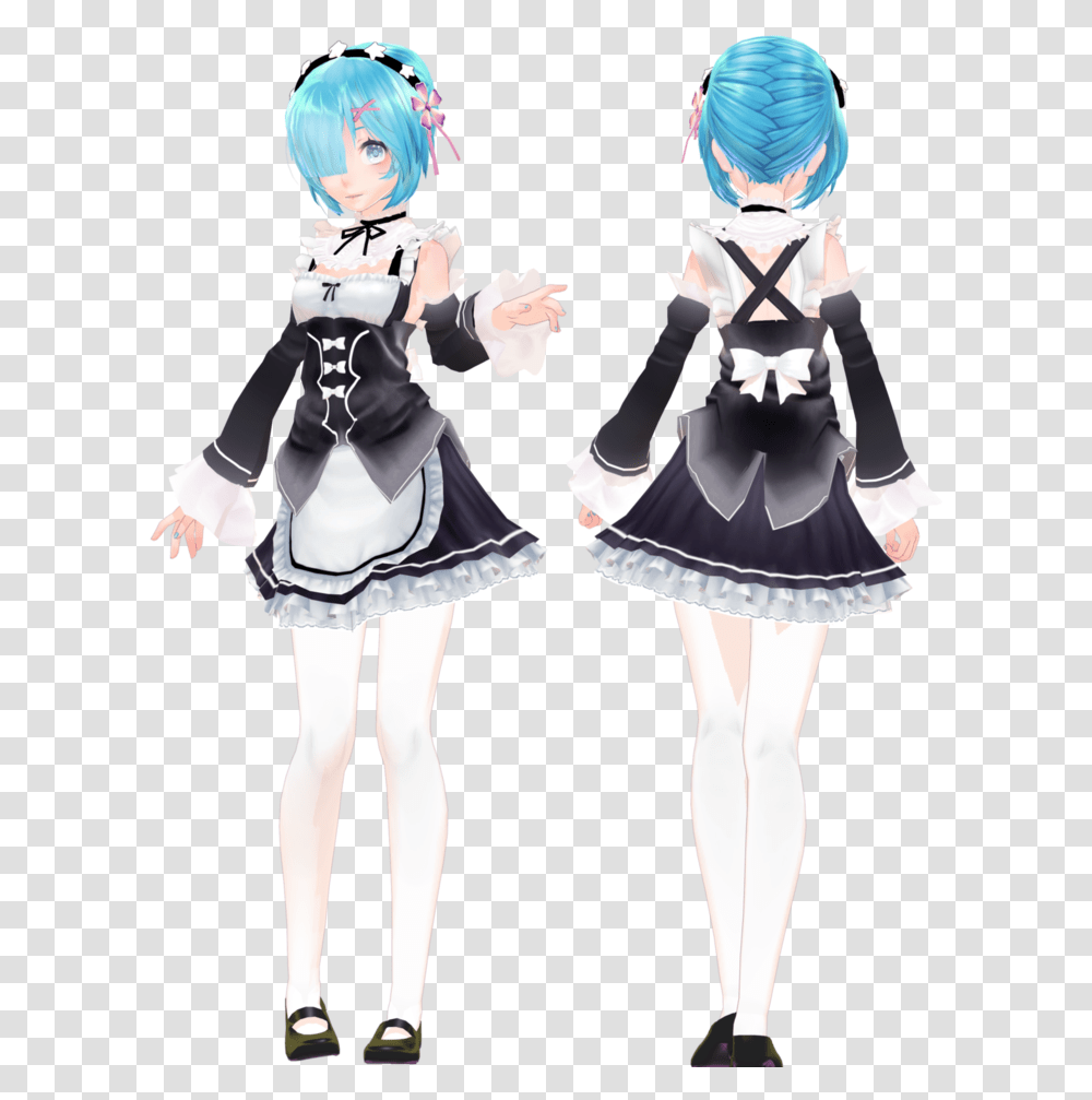 Rem Re Zero Mmd, Person, Human, Comics, Book Transparent Png