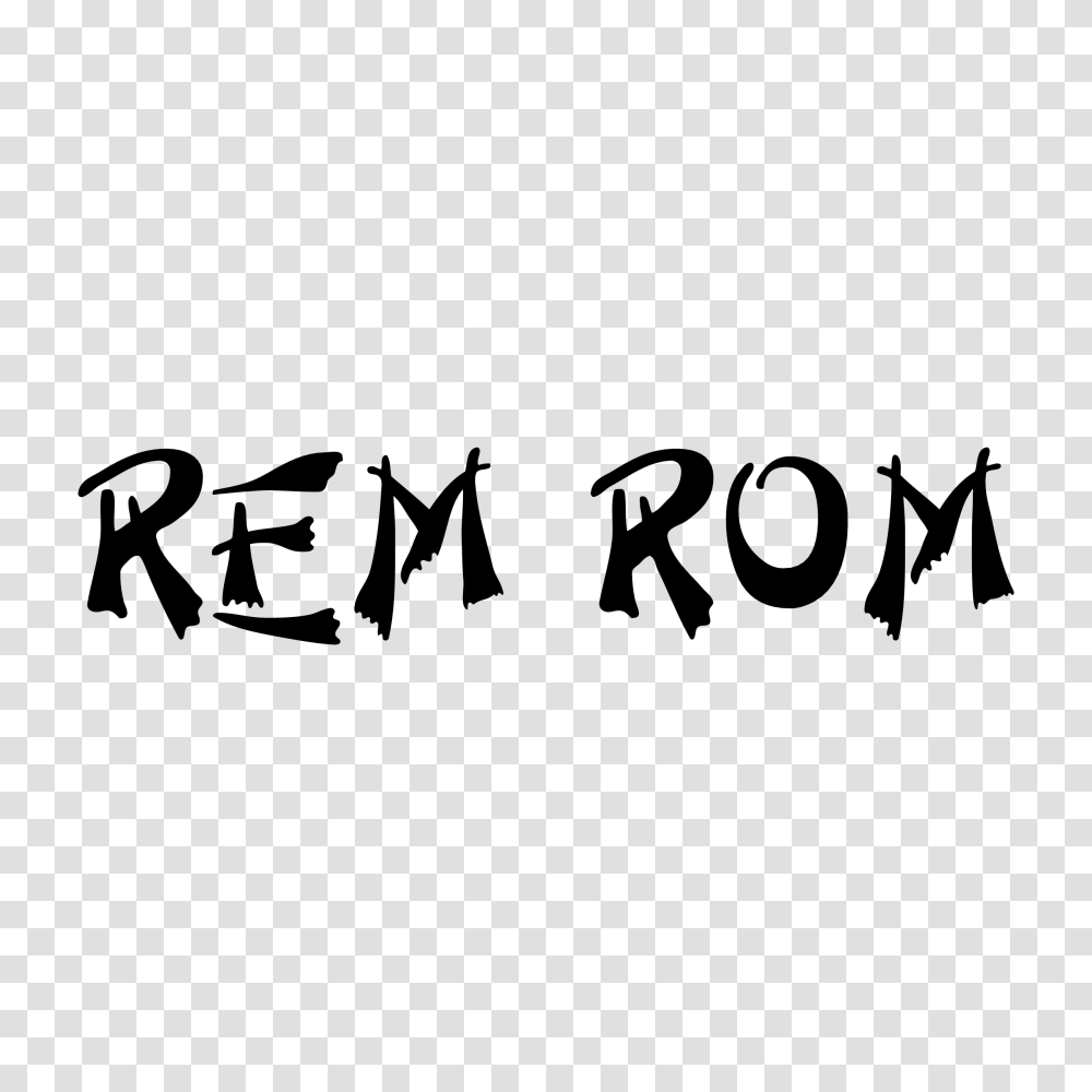 Rem Rom Logo Vector, Gray, World Of Warcraft Transparent Png