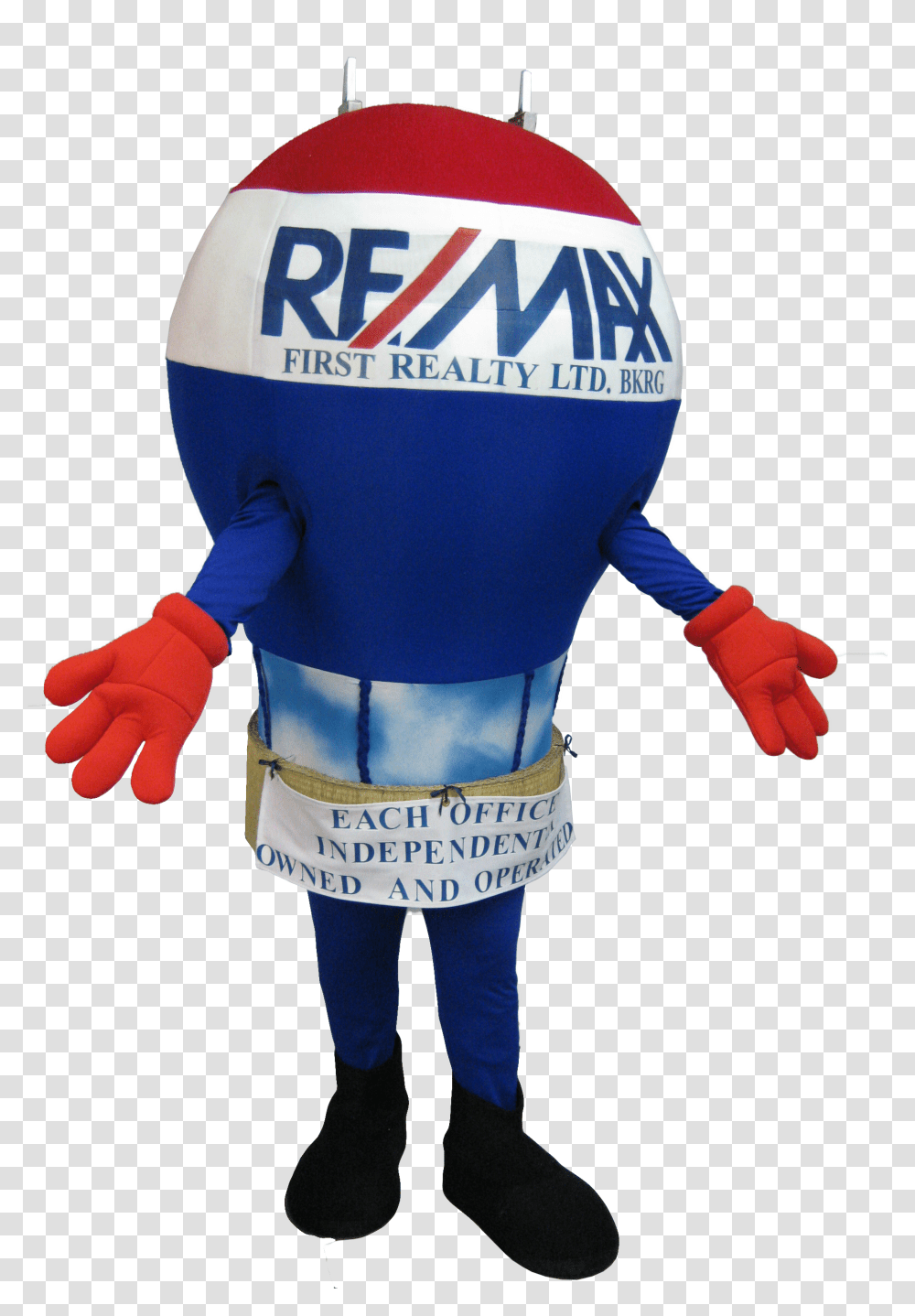 Remax Mascot Remax Balloon Mascot, Apparel, Person, Human Transparent Png