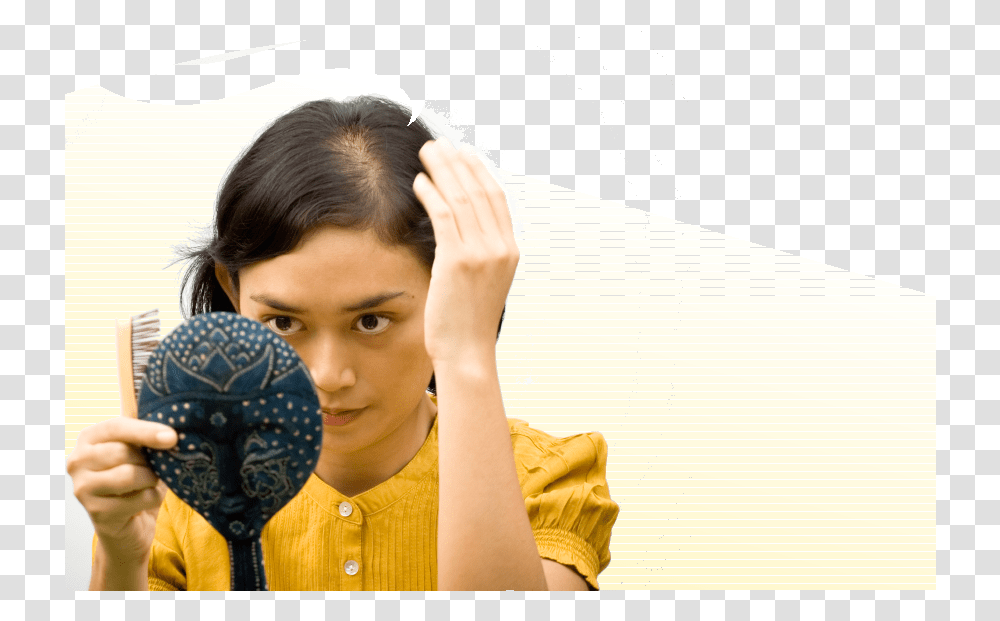 Remedy For Thinning Hair Female, Person, Human, Face, Finger Transparent Png