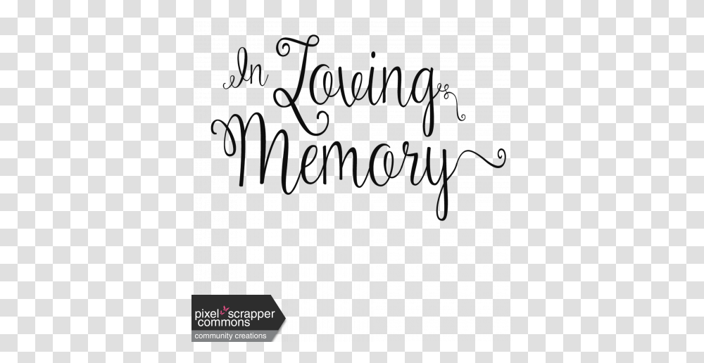 Remembrance Word Art In Loving Memory Graphic, Label, Handwriting, Flyer Transparent Png
