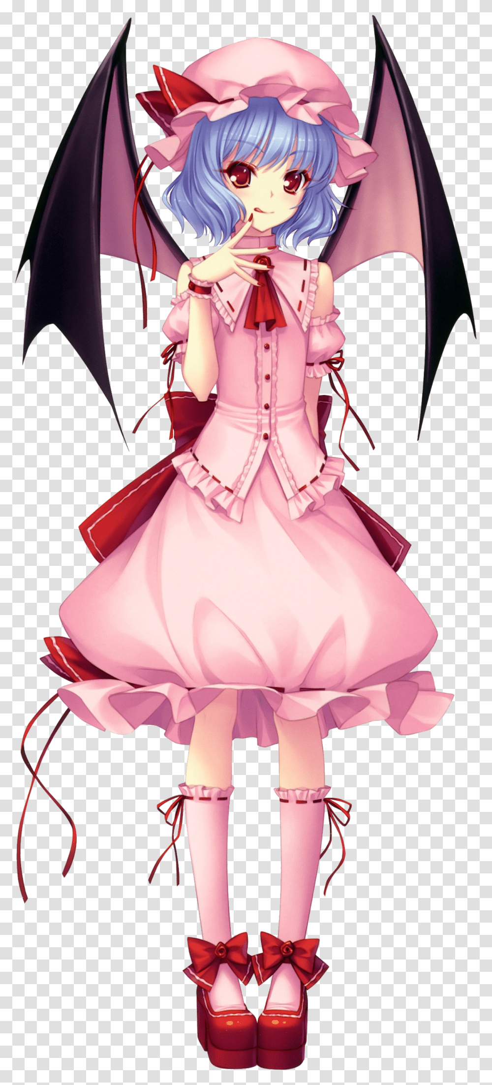 Remilia And Flandre Scarlet From Touhou Download Remilia Scarlet Render, Doll, Toy, Manga, Comics Transparent Png