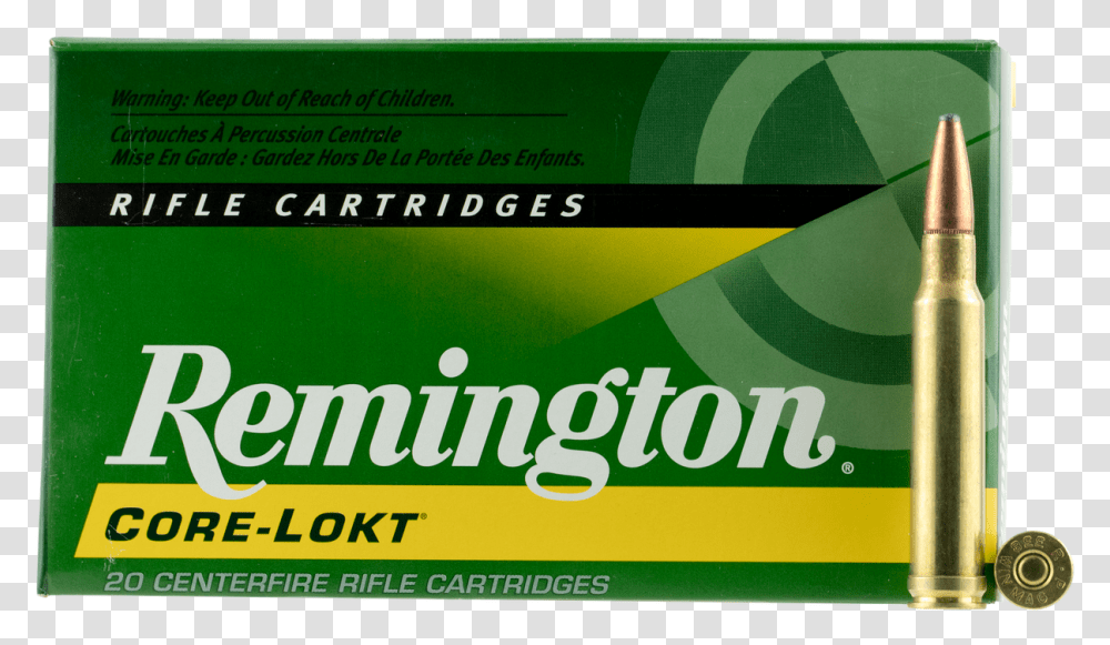 Remington 338 Win Mag Ammunition Core Lokt R338w2 250 Remington, Poster, Advertisement Transparent Png