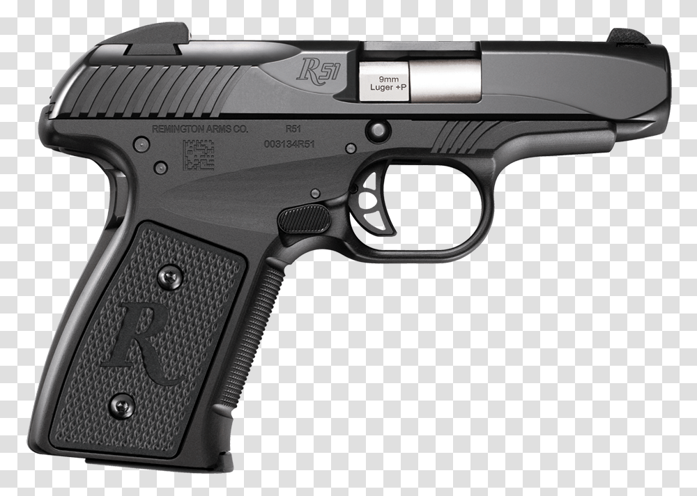 Remington R51, Gun, Weapon, Weaponry, Handgun Transparent Png