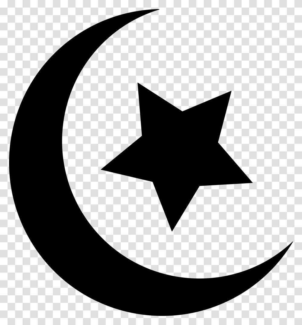 Remix Of Black Crescent And Star Icons, Gray, World Of Warcraft Transparent Png