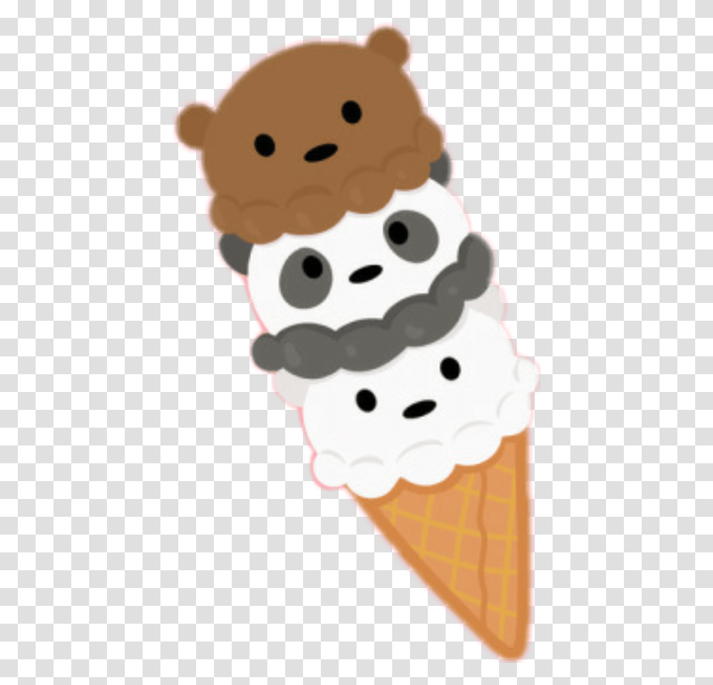 Remixit Freetoedit Somososos Webebares Helado Ice Cream Cone, Dessert, Food, Creme, Snowman Transparent Png