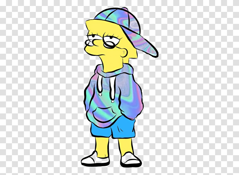 Remixit Lisa Aesthetic Chill Lisasimpson Girl Freetoed, Person, Outdoors Transparent Png