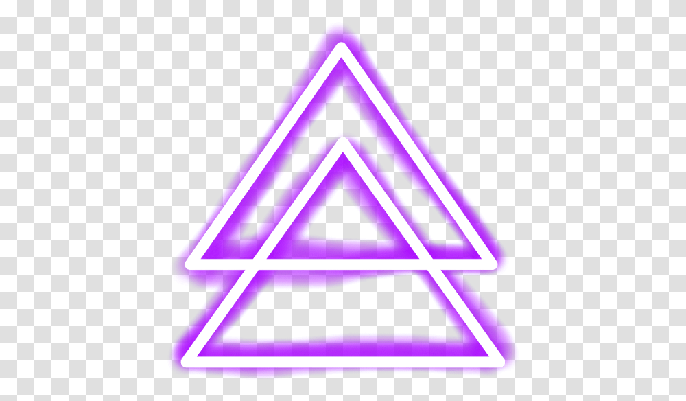 Remixit Neon Violet Triangle Triangle Transparent Png