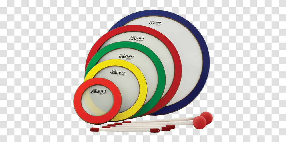 Remo Sound Shape Drum, Frisbee, Toy, Musical Instrument, Tape Transparent Png