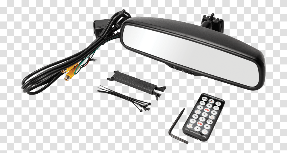 Remote Control, Electronics, Mirror, Car Mirror Transparent Png