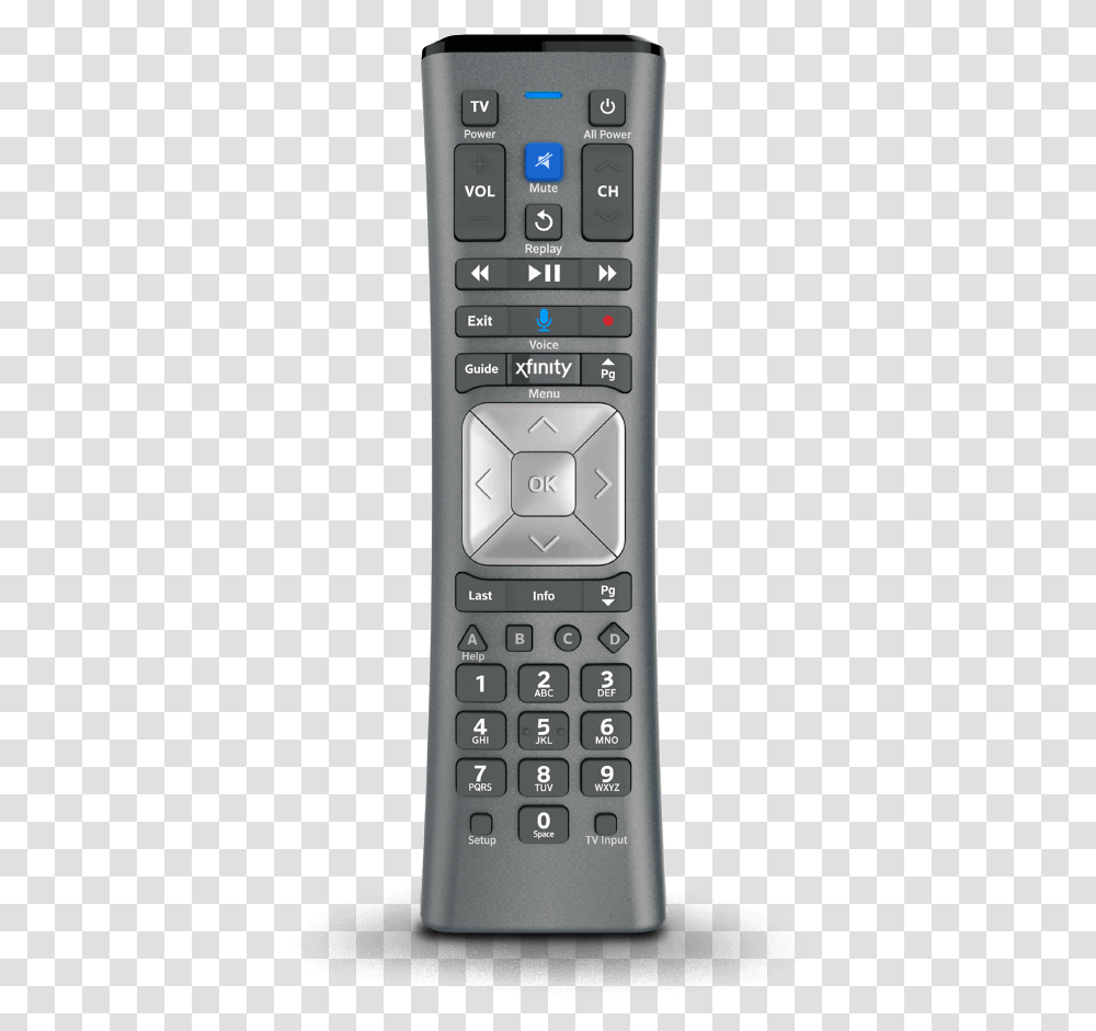 Remote Control Xfinity X1 Remote Control, Electronics, Mobile Phone, Cell Phone, Calculator Transparent Png