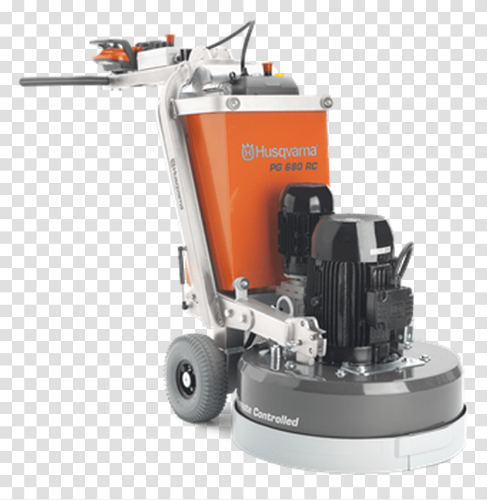 Remote Controlled Concrete Floor Grinder, Machine, Lawn Mower, Tool, Motor Transparent Png