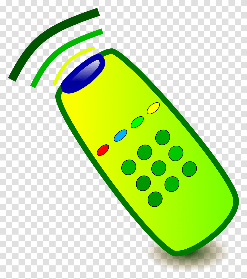 Remote Controls Electronics Television Download Wireless Remote Control Clipart, Green Transparent Png