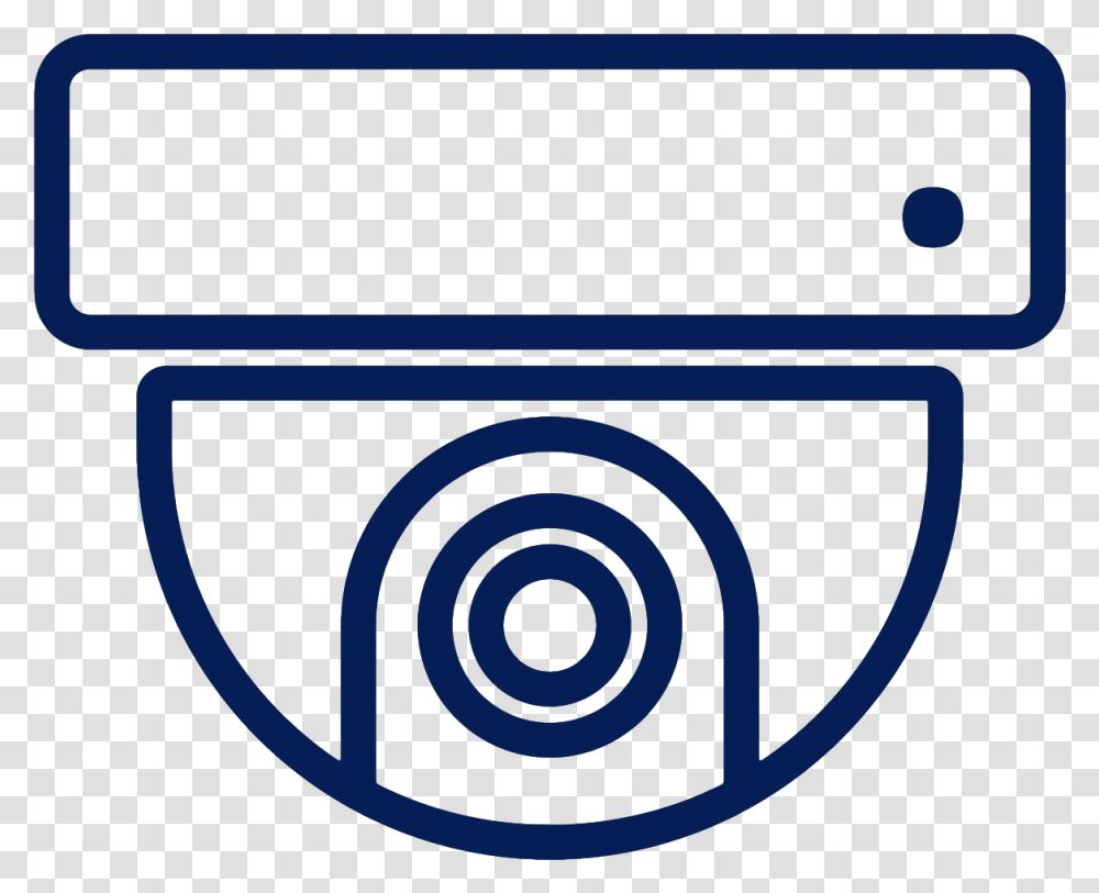 Remote Monitoring Surveillance Icon Ip Camera Icon, Logo, Label Transparent Png