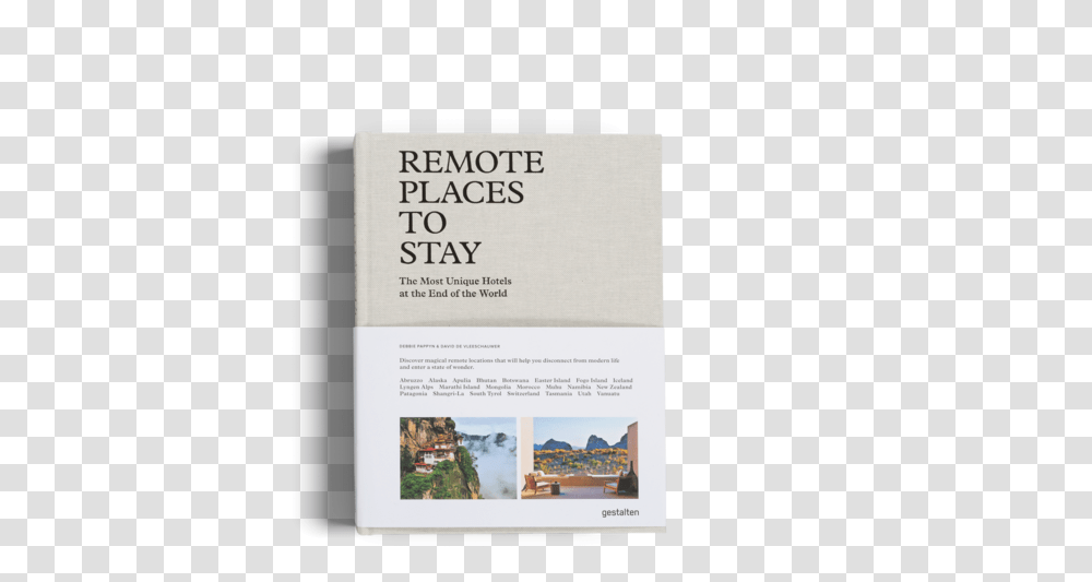 Remote Places To Stay Book, Poster, Advertisement, Flyer, Paper Transparent Png