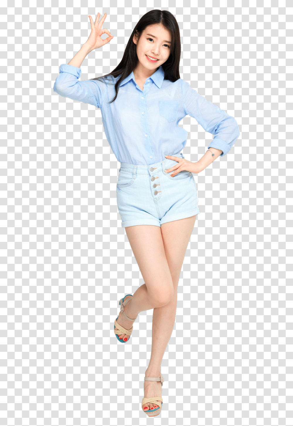 Removedpng File Body Lee Ji Eun, Shorts, Person, Sleeve Transparent Png