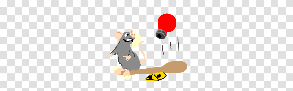 Remy From Ratatouille Plays With A Red Lightbulb, Animal, Mammal, Mole Transparent Png