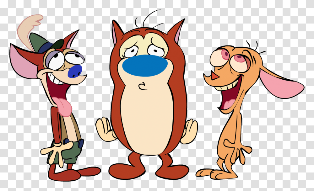 Ren And Stimpy And Friends, Cat, Mammal, Animal, Food Transparent Png
