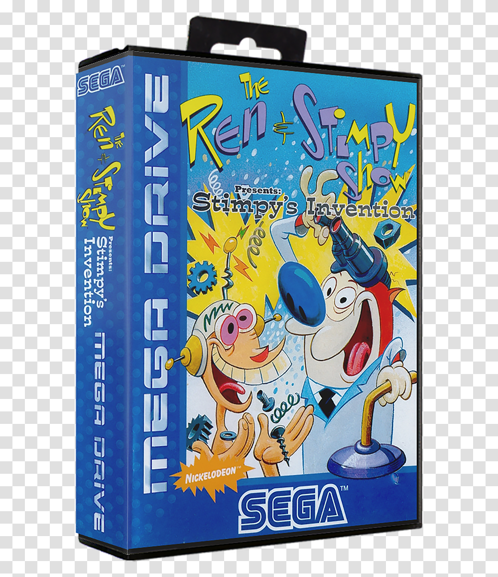 Ren And Stimpy Show The Stimpy's Invention Sega Mega, Poster, Advertisement Transparent Png