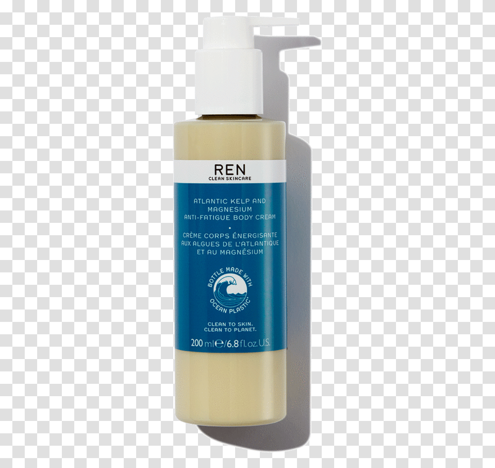 Ren Atlantic Kelp And Magnesium Anti Fatigue Body Cream, Tin, Can, Aluminium, Spray Can Transparent Png