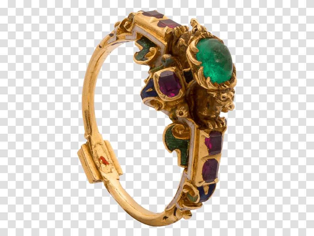 Renaissance Enameled Ring Set With Emeralds And Rubies Renaissance Ring, Jewelry, Accessories, Accessory, Gemstone Transparent Png