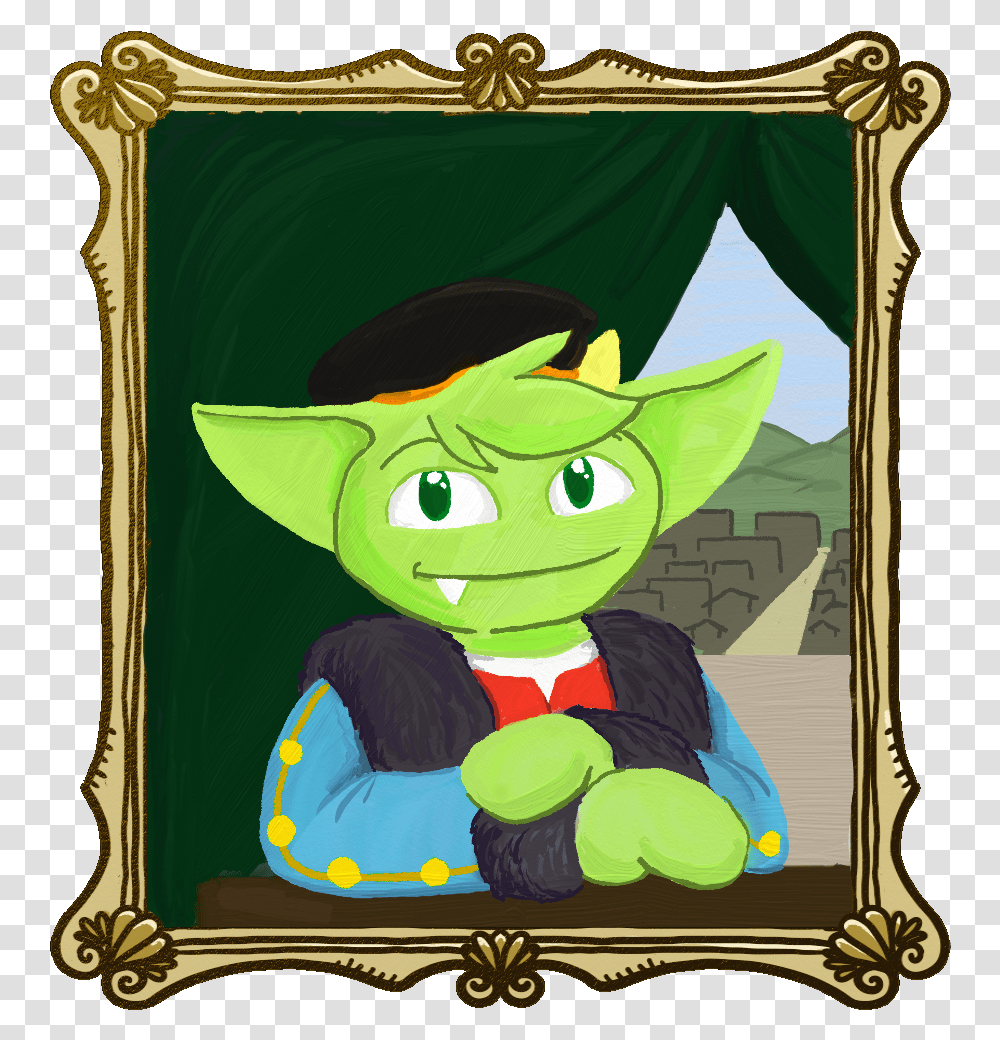 Renaissance Gremlin Cartoon Cartoon, Furniture, Cushion, Painting Transparent Png