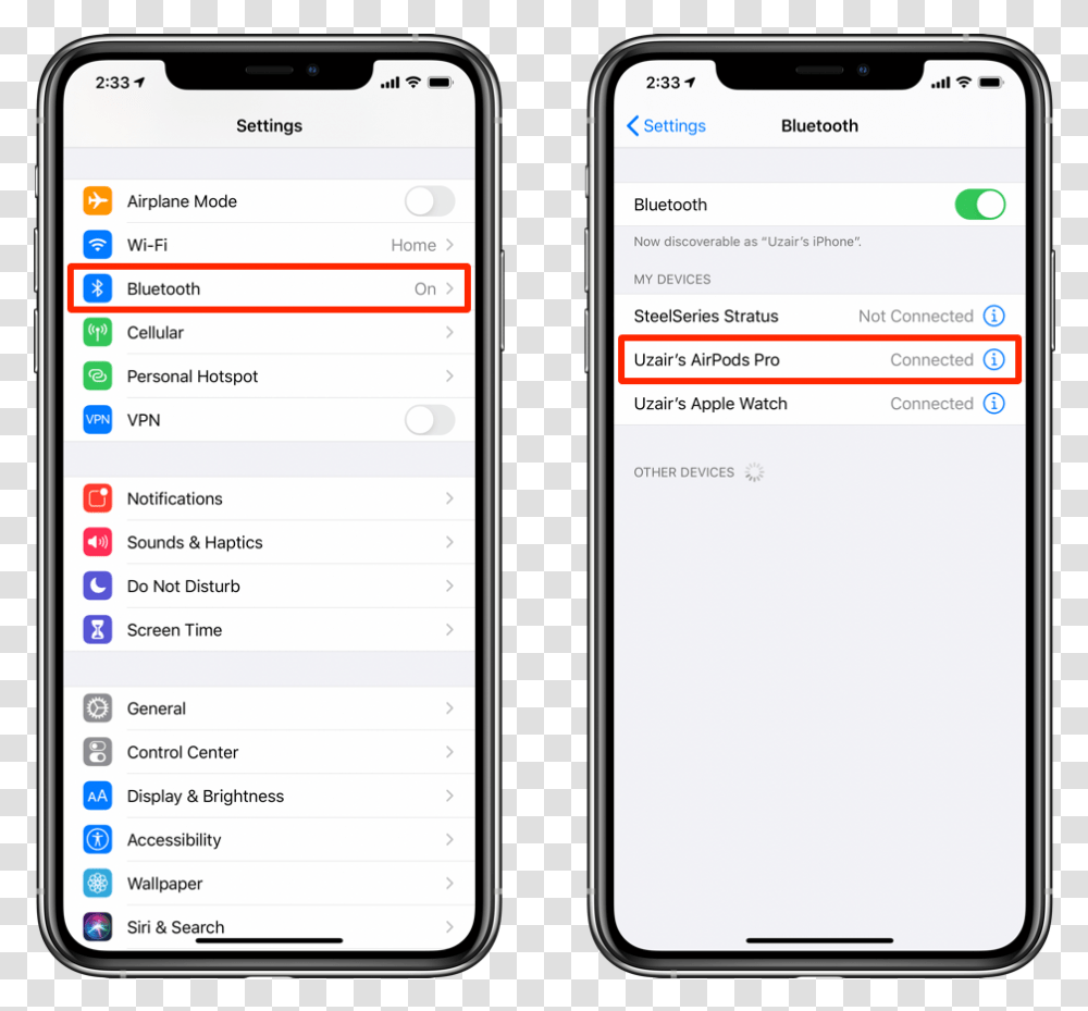 Rename Airpods By Going To Settings Then Tap On Bluetooth Divvy Card, Mobile Phone, Electronics, Cell Phone, Iphone Transparent Png