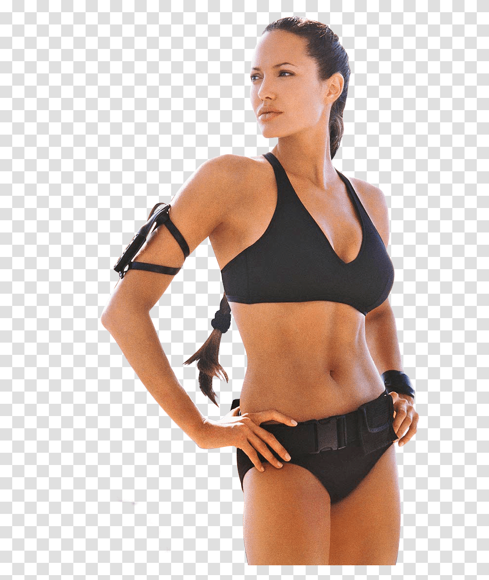 Render Angelina Jolie Body Angelina Jolie 2000, Lingerie, Underwear, Person Transparent Png