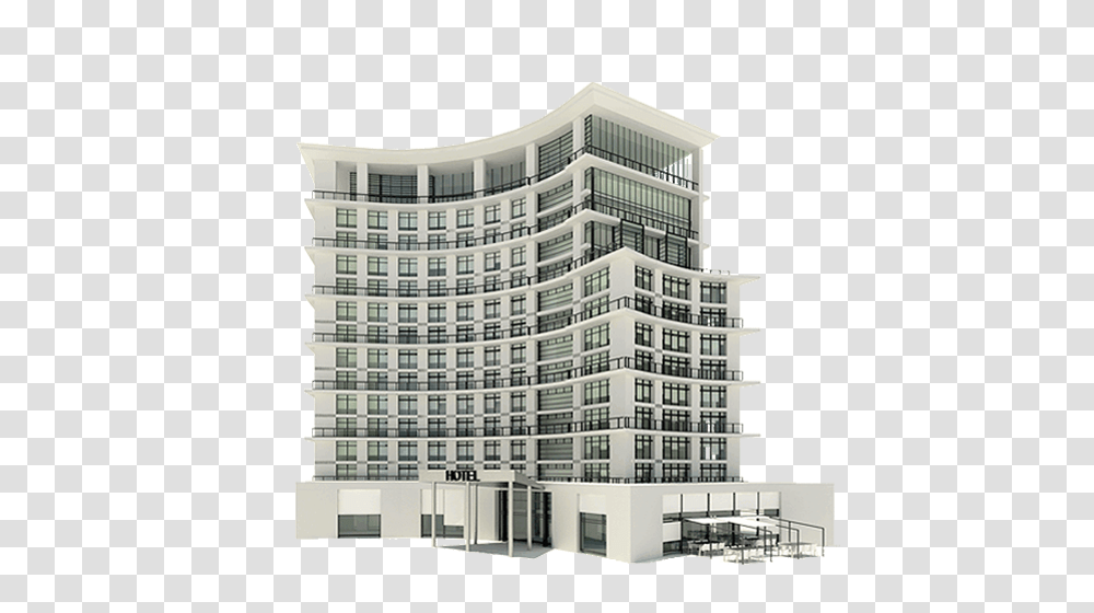 Render, Condo, Housing, Building, High Rise Transparent Png