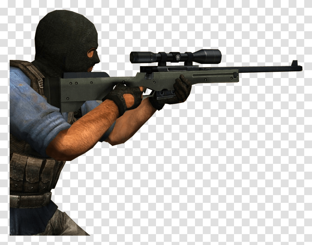 Render Counter Strike, Gun, Weapon, Weaponry, Person Transparent Png