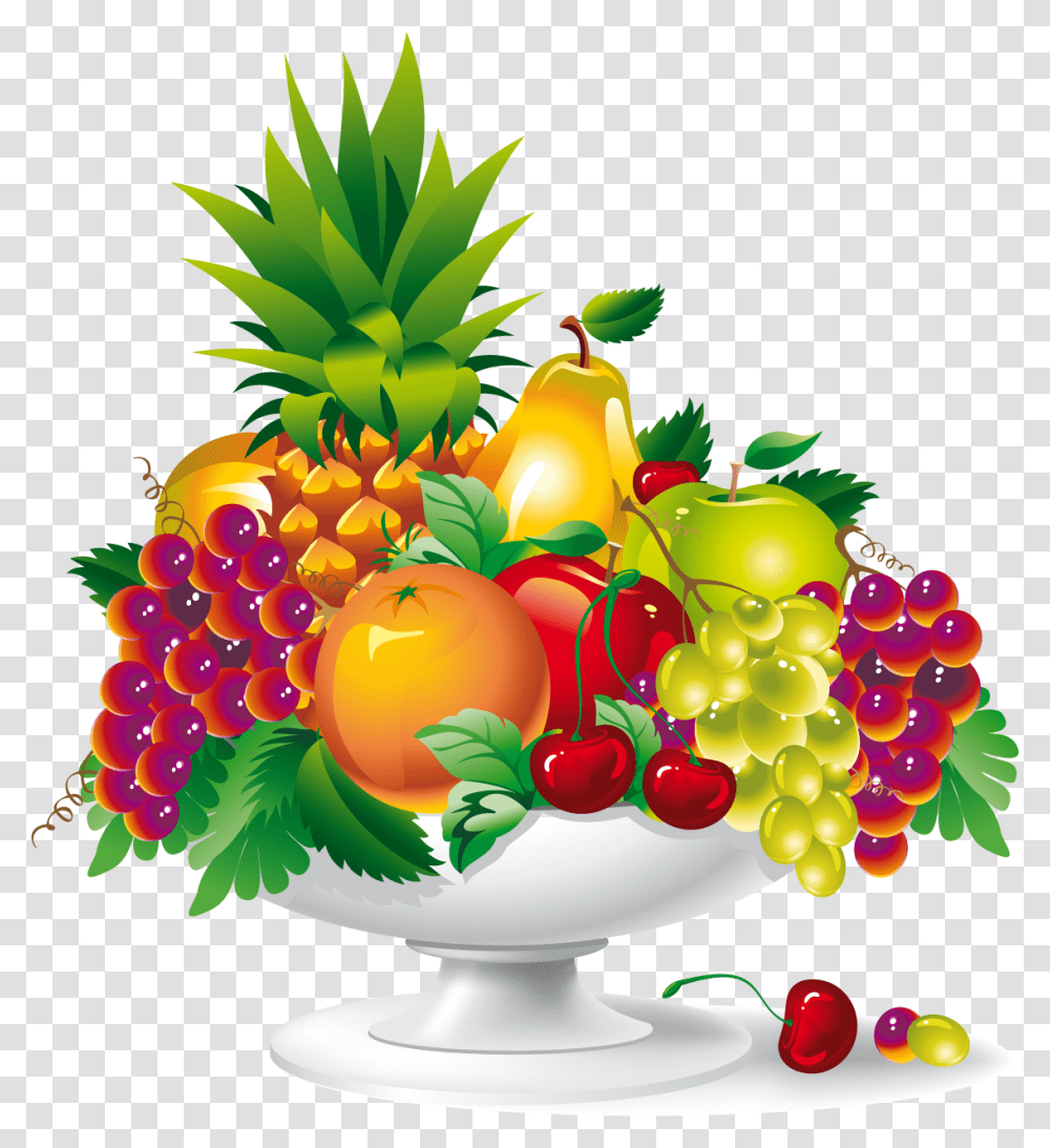 Render Fruits Mixte Fruitslamp233gumes Aliments Fruit Clipart, Plant, Food, Pineapple, Birthday Cake Transparent Png