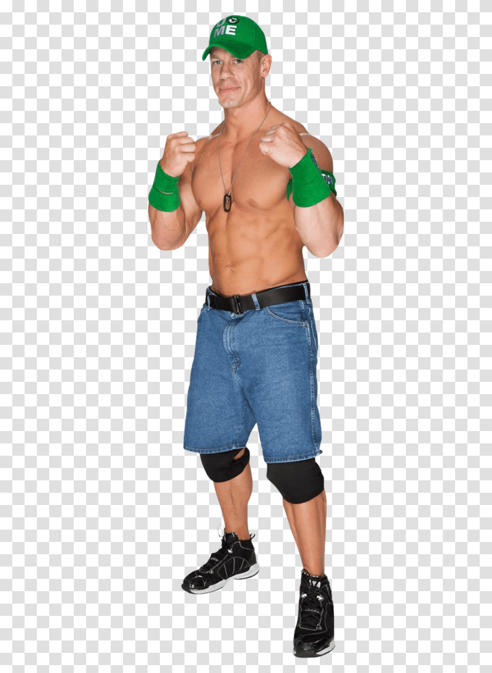 Render John Cena John Cena Green Shirt, Pants, Person, Jeans Transparent Png