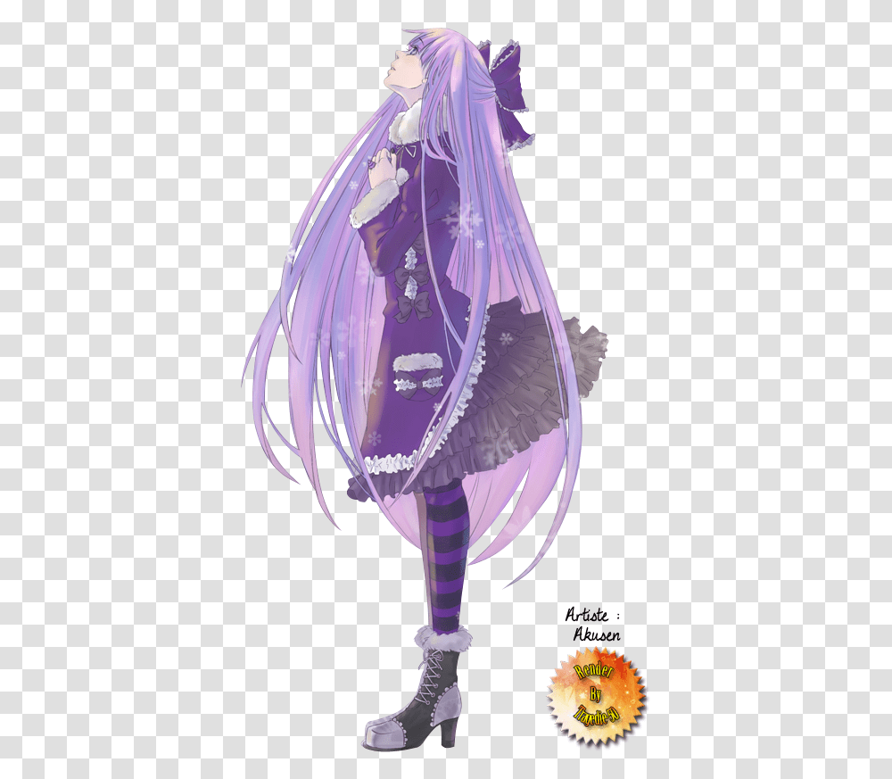 Render Manga, Purple, Plant Transparent Png