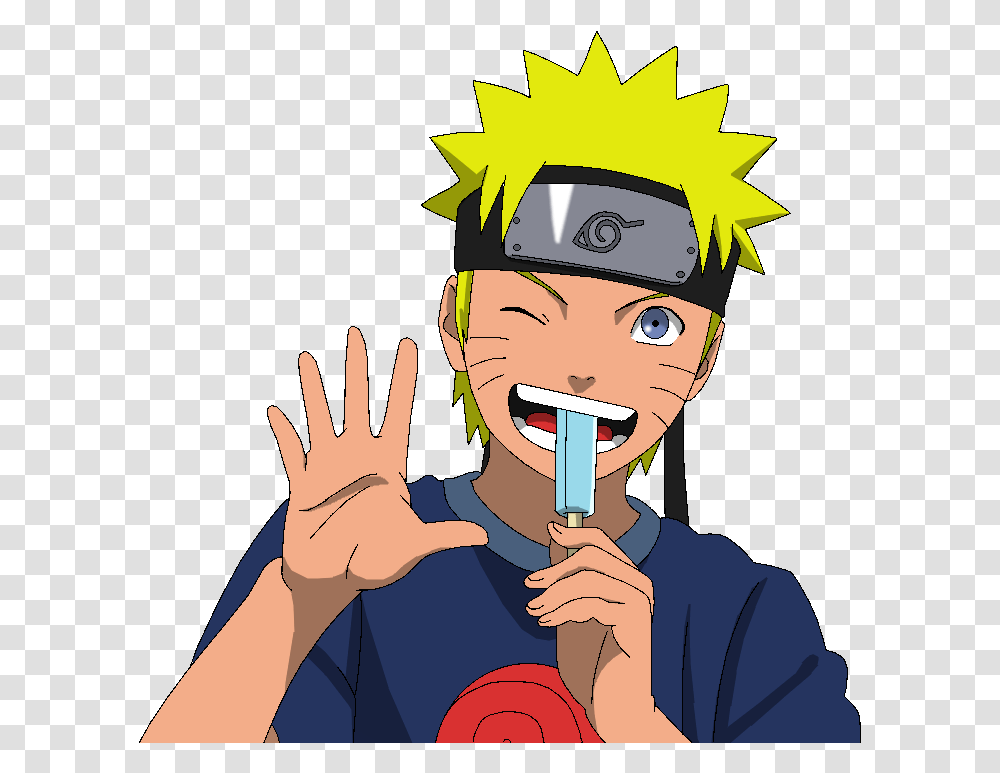 Render Naruto Naruto Ice Cream, Face, Person, Finger Transparent Png