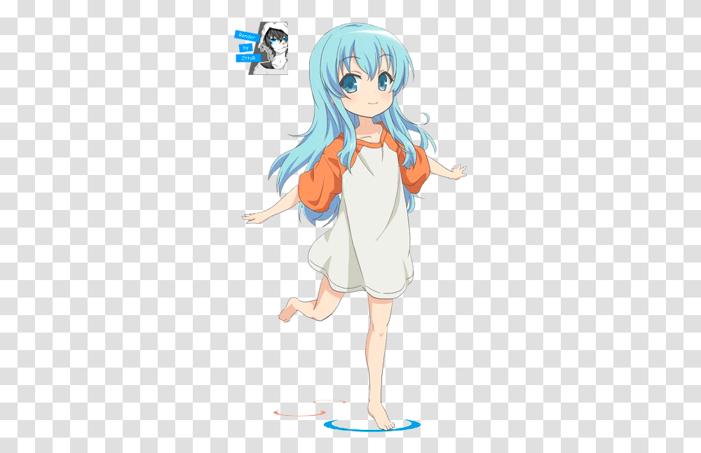 Render Sora No Method Noel Anime Girl Drinking Koolaid, Manga, Comics, Book, Person Transparent Png