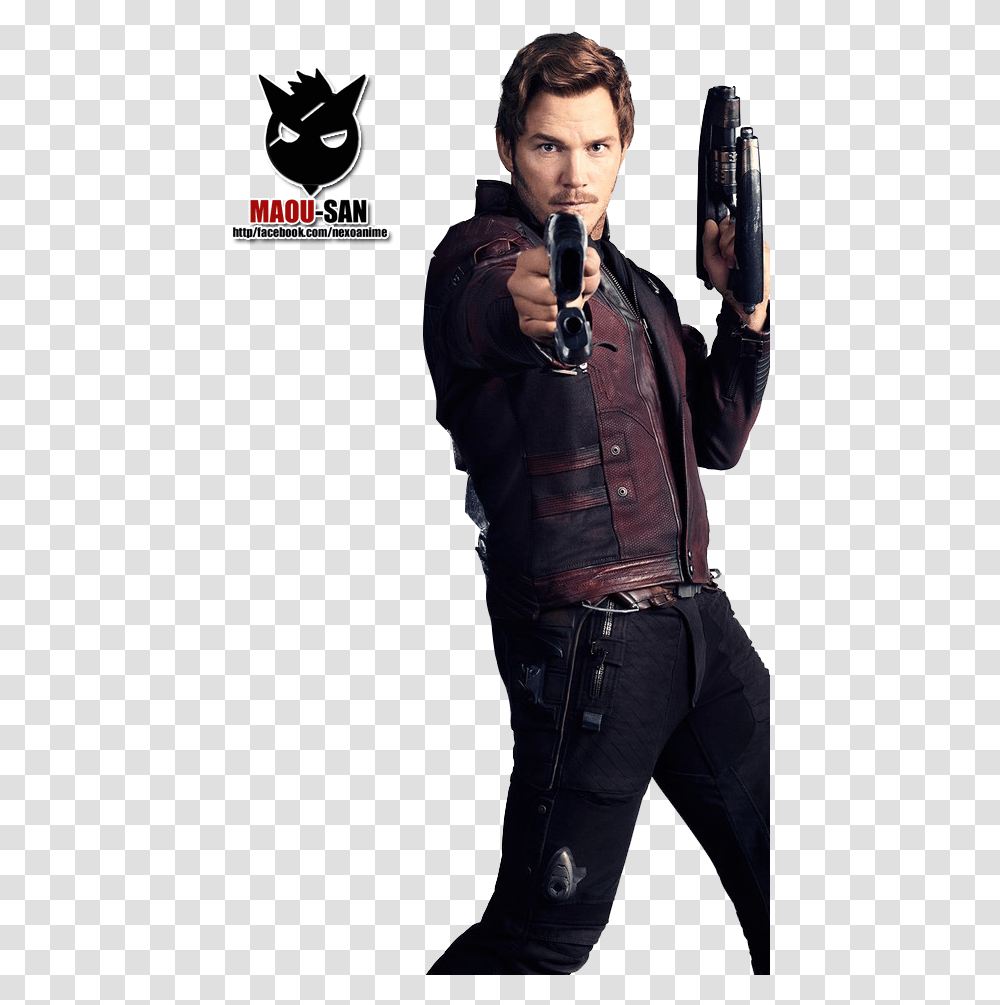 Render Star Lord Black Panther Guardians Of The Galaxy, Microphone, Person, Clothing, Weapon Transparent Png