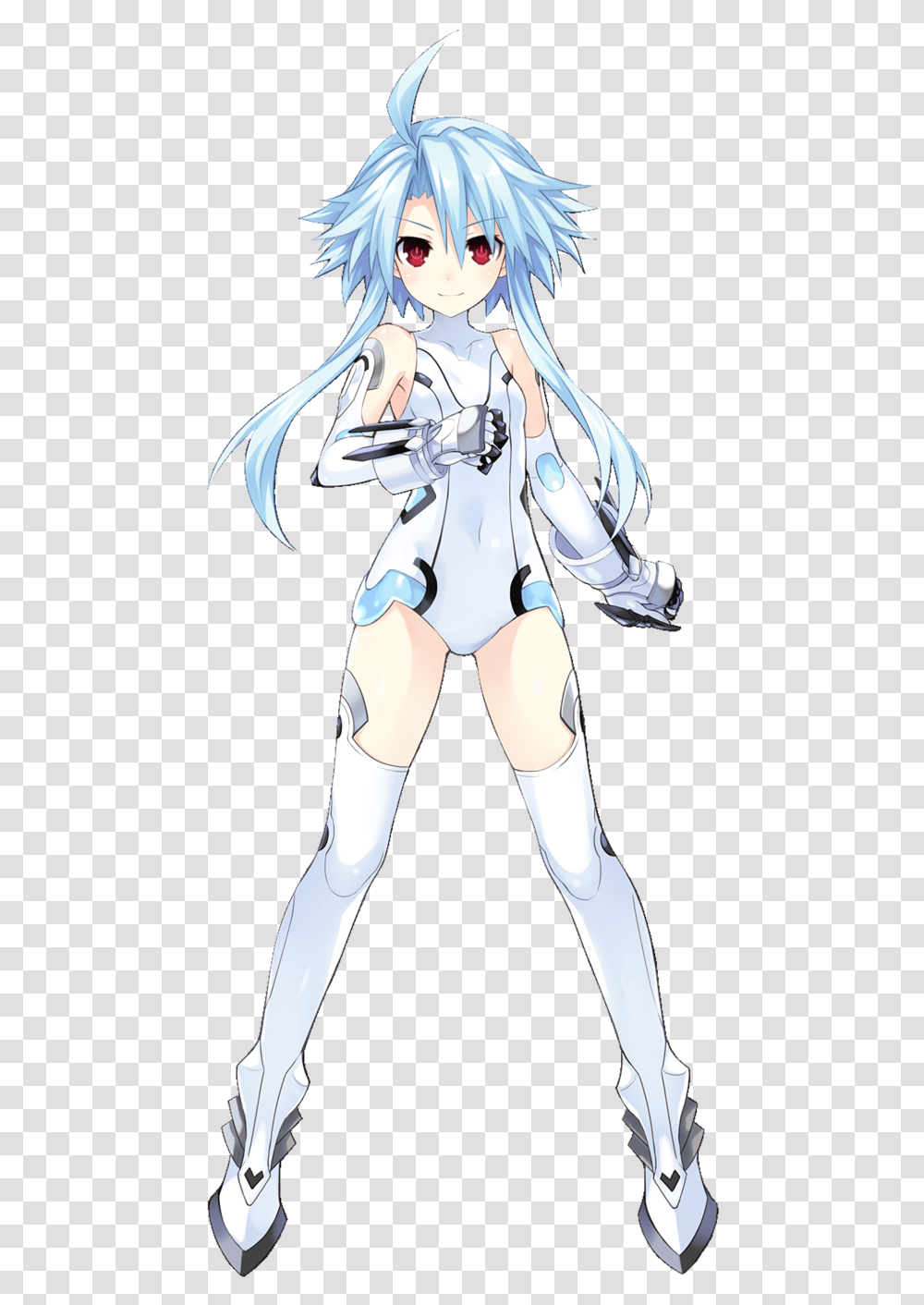 Render White Heart Cyberdimension Neptunia Black Heart, Manga, Comics, Book, Person Transparent Png