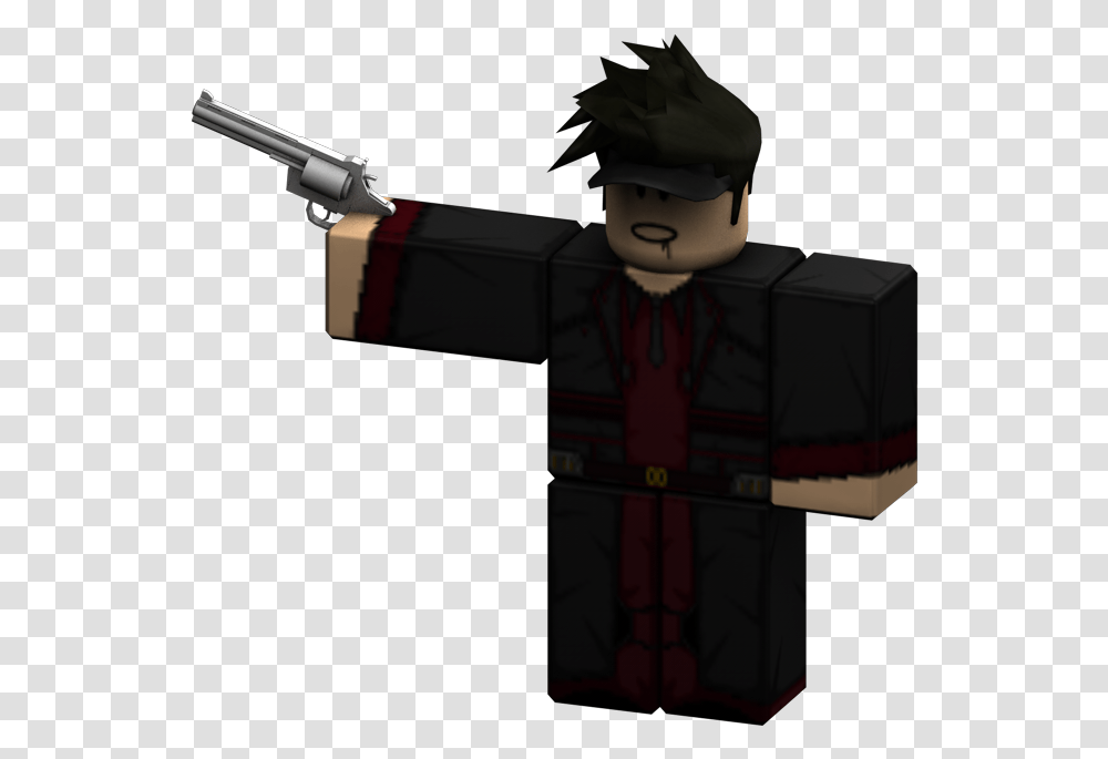 Rendered Revolver Roblox Avatar With Gun, Toy, Person, Ninja, Performer Transparent Png