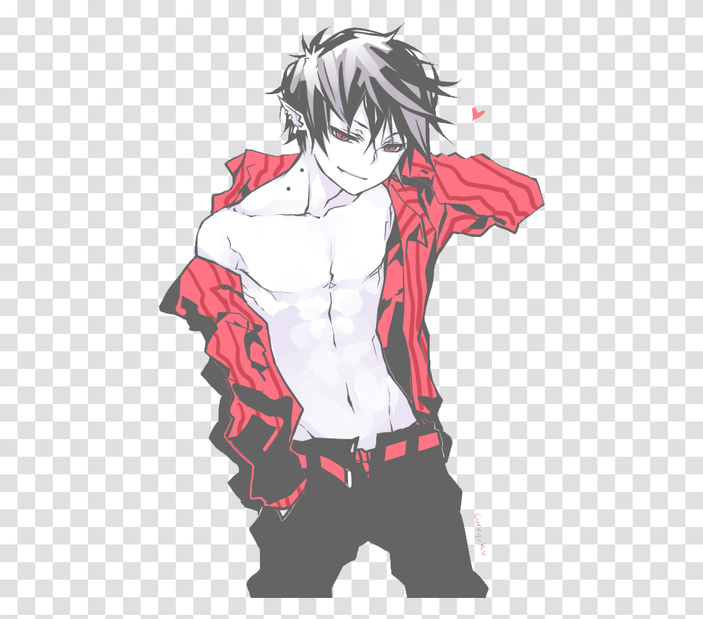 Renders Marshall Lee Adventure Time Chemise Rouge Torse Marshall Lee Adventure Time, Manga, Comics, Book Transparent Png
