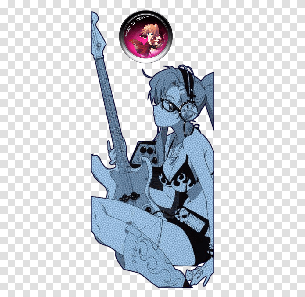 Renders Tengen Toppa Gurren Lagann Render, Guitar, Leisure Activities, Musical Instrument, Bass Guitar Transparent Png