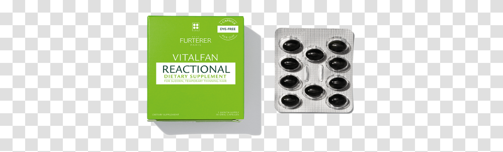 Rene Furterer Vitalfan Reactional For Thinning Hair Ren Furterer, Medication, Pill Transparent Png