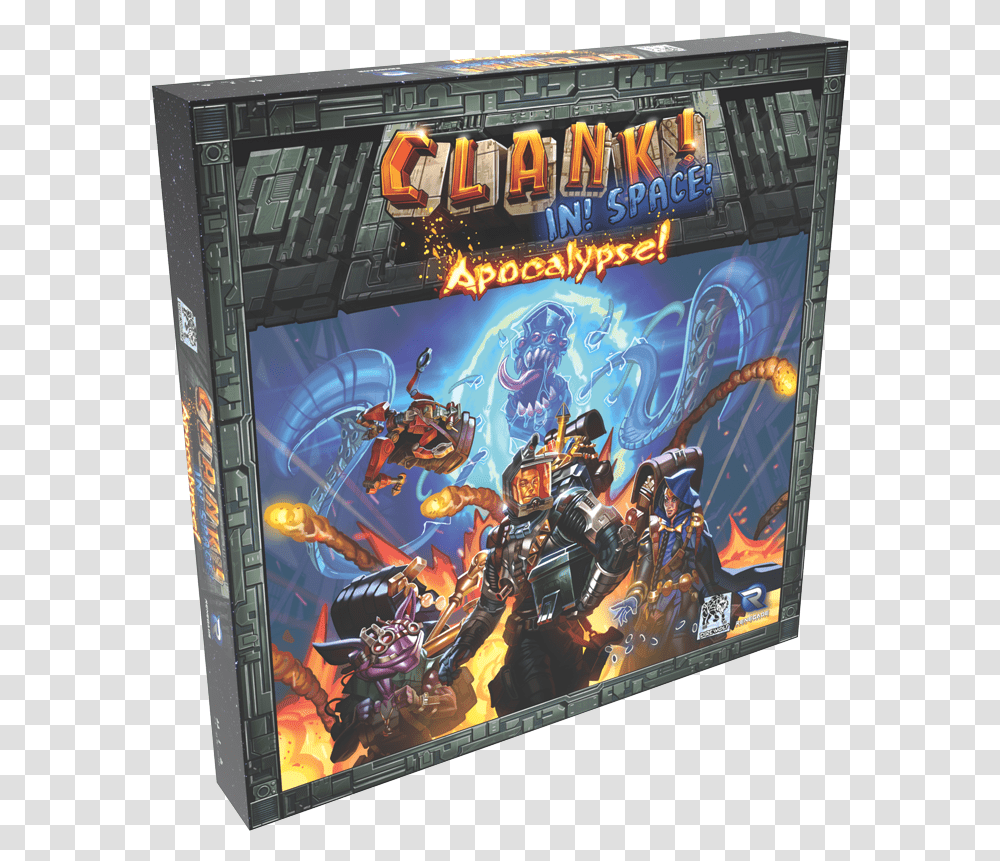 Renegade Game Studios Clank In Space Apocalypse Expansion, Poster, Advertisement, Arcade Game Machine, Overwatch Transparent Png