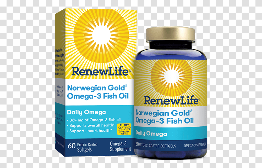 Renew Life Omega, Bottle, Sunscreen, Cosmetics, Label Transparent Png