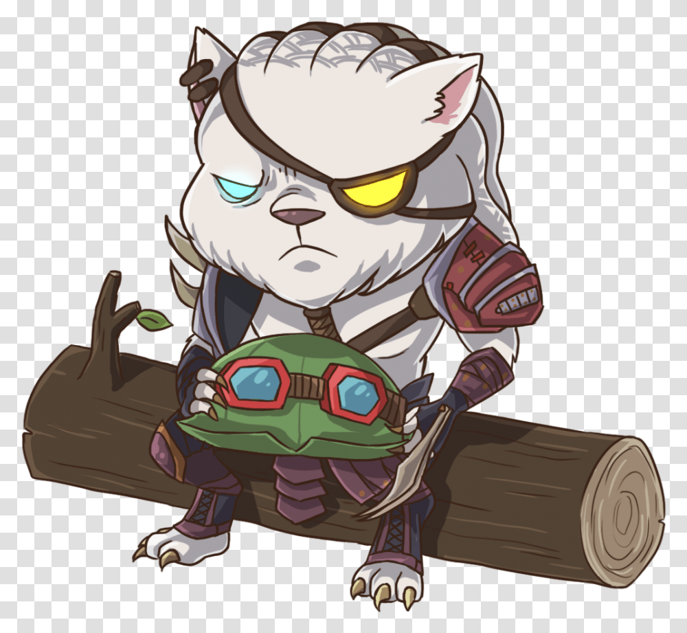 Rengar And Teemo, Person, Toy, Book, Animal Transparent Png