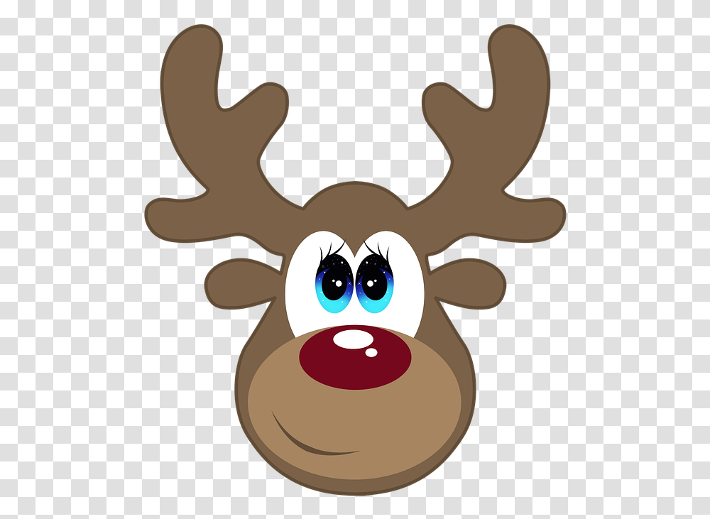 Reno Deer Drawing Of Christmas Christmas Animals Reno De Navidad, Antler, Cross, Wildlife Transparent Png